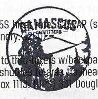 Passport stamp for Damascus Outfitters.