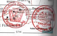 Passport stamps for Pine Grove Furnace State Park.