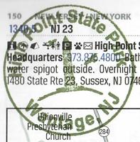 Passport stamp for High Point State Park.